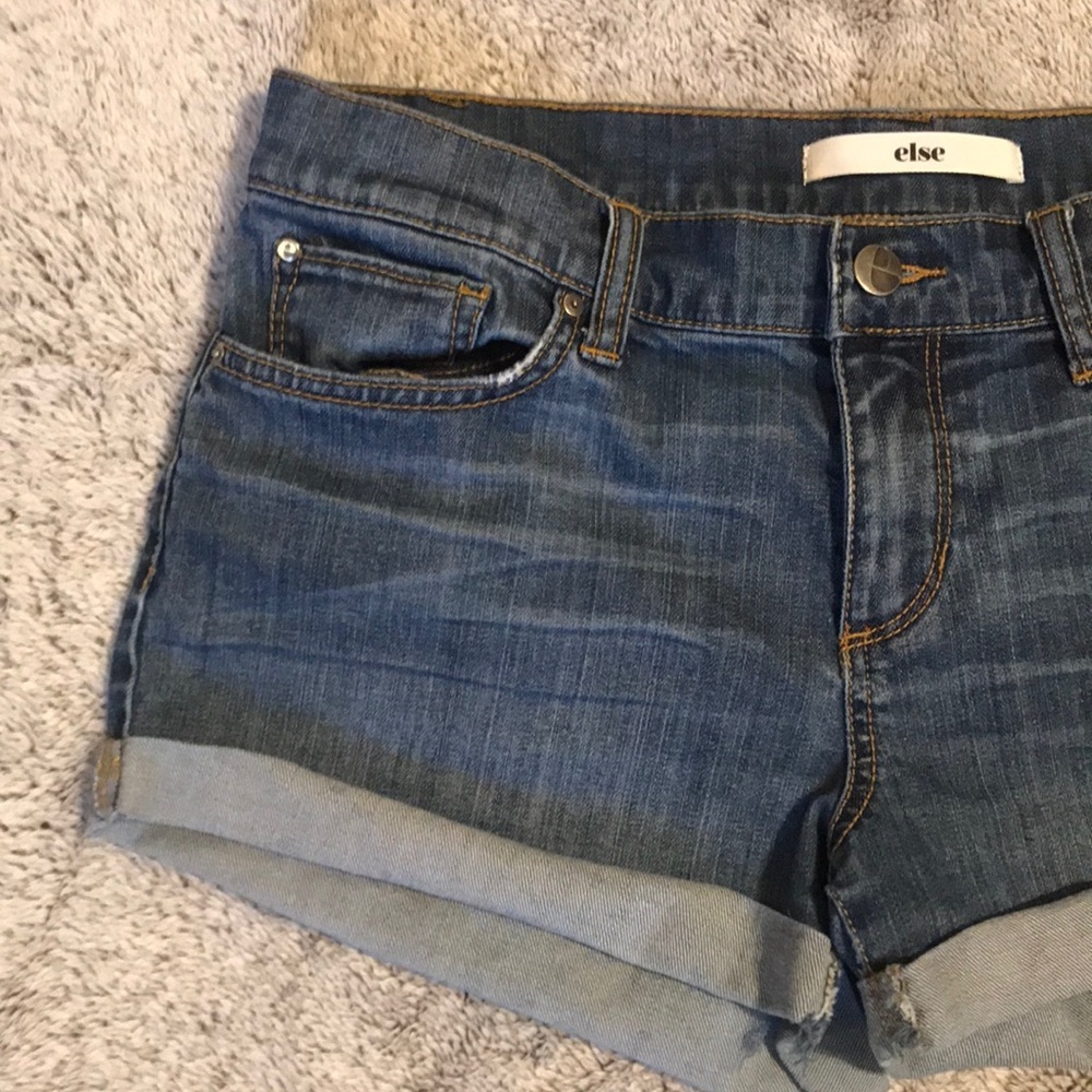 Else Mid Rise Denim Shorts Size 27 - Picture 2 of 7